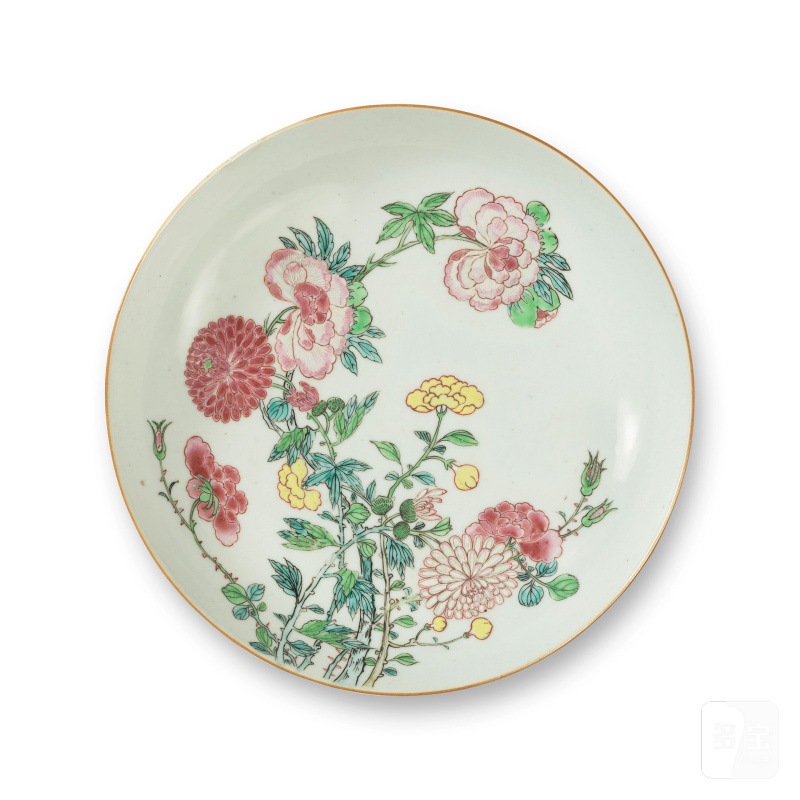 薩克森皇室收藏，日本宮，德累斯頓 | PAIRE D'ASSIETTES EN PORCELAINE DE LA FAMILLE ROSE - 图2